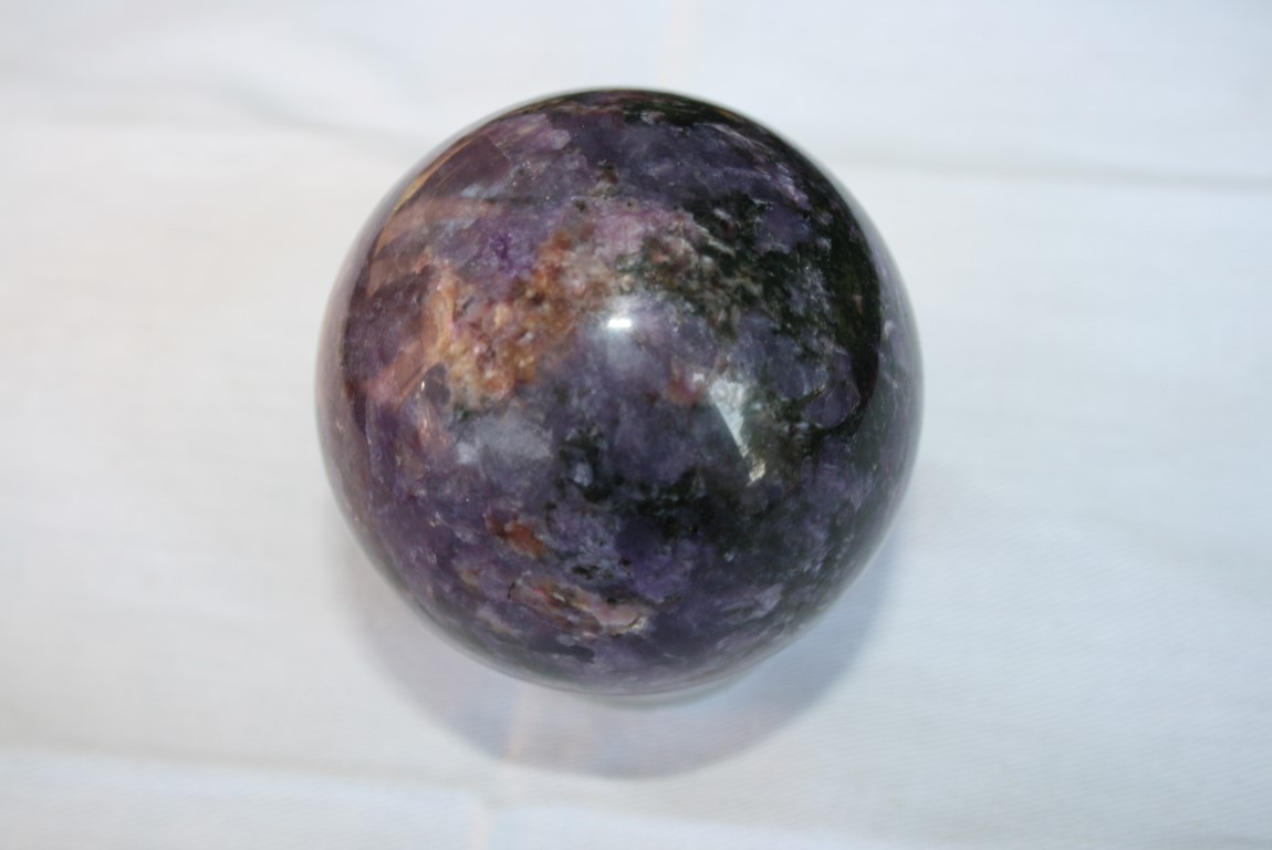 Charoite Sphere revealing of one's path of service, purging of inner negativity, protection, healing 4817